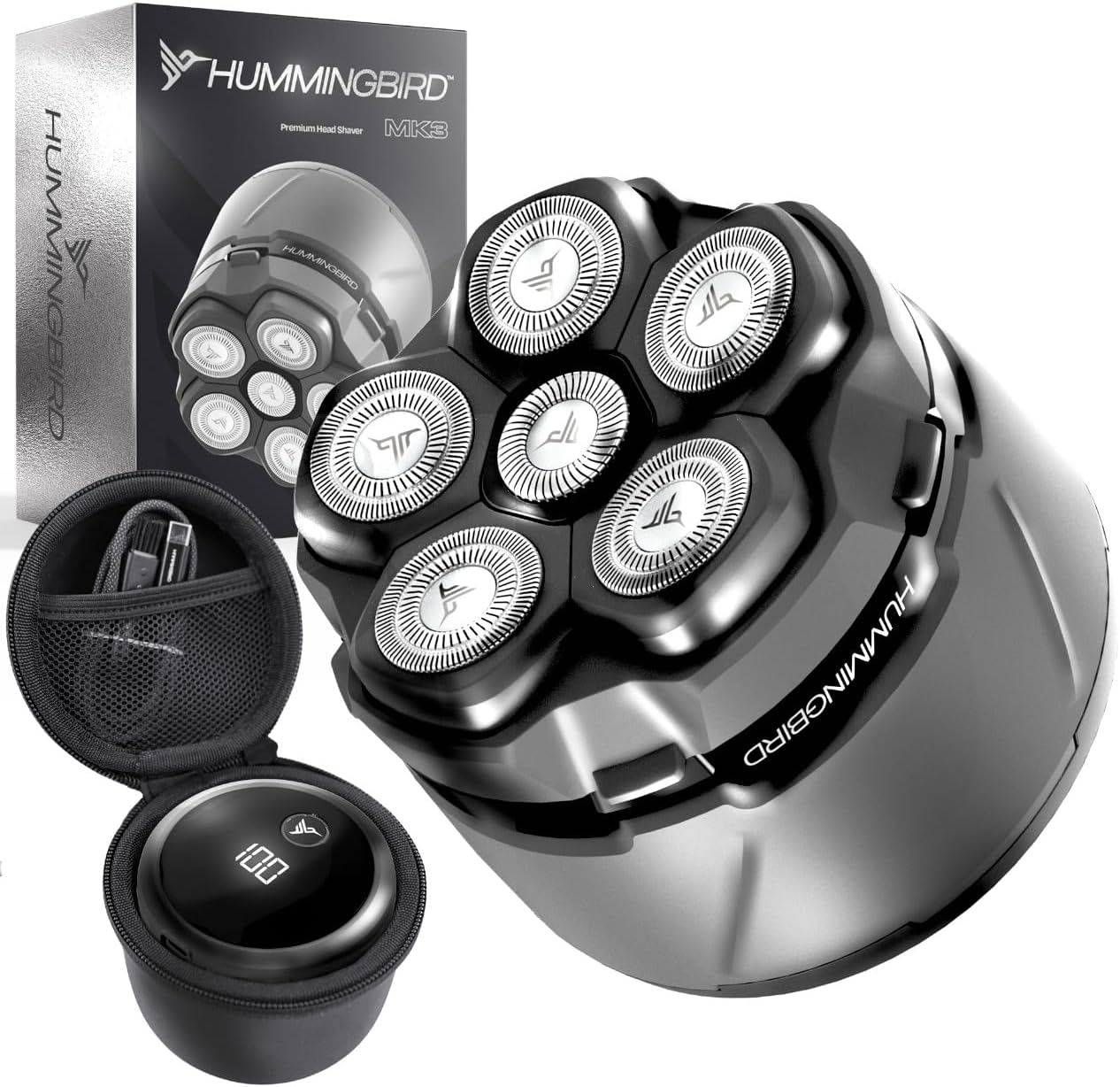 MK3 Stealth Edition – Premium Head Shaver