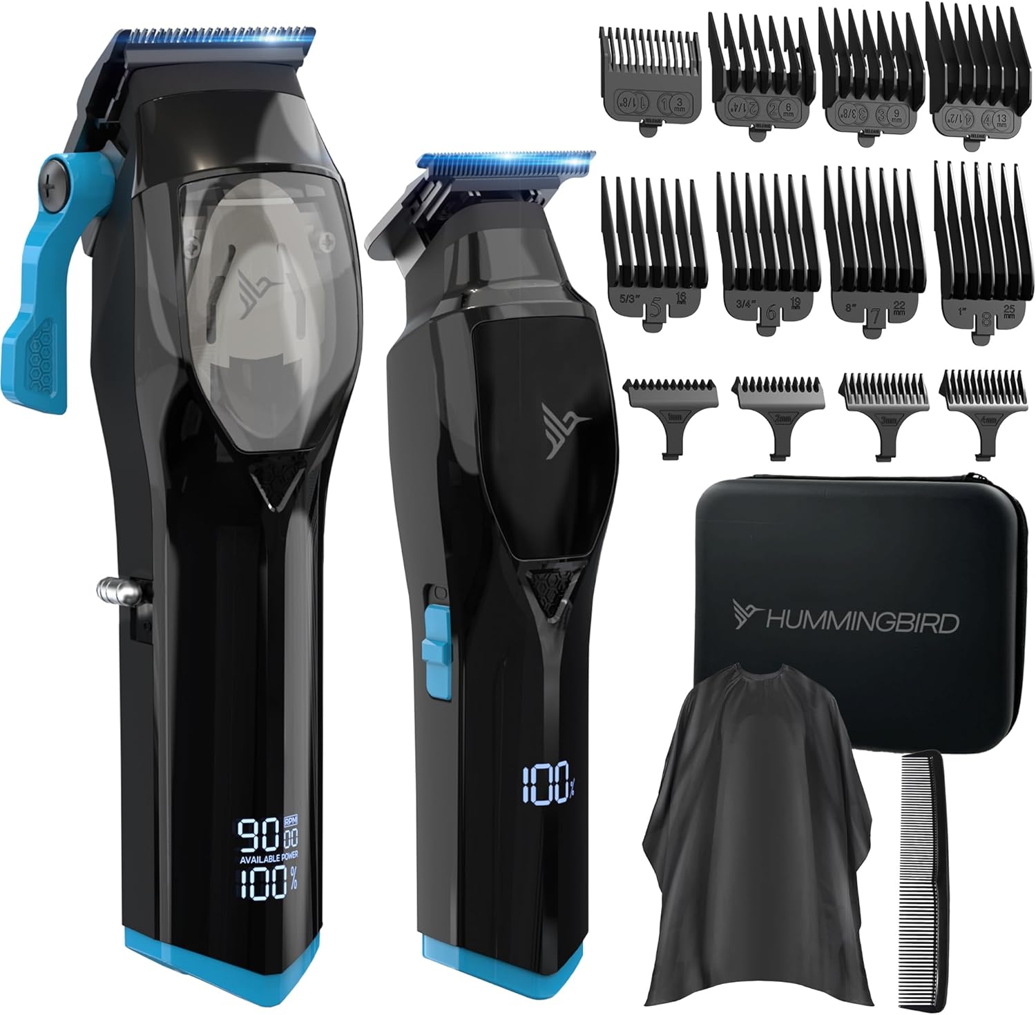 MK10 + MK11 Pro Series Professional Hair Clipper + T-Blade Trimmer Kit