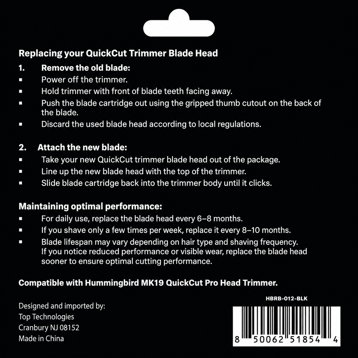 MK19 QuickCut Pro QuickSwap™ Replacement Blade