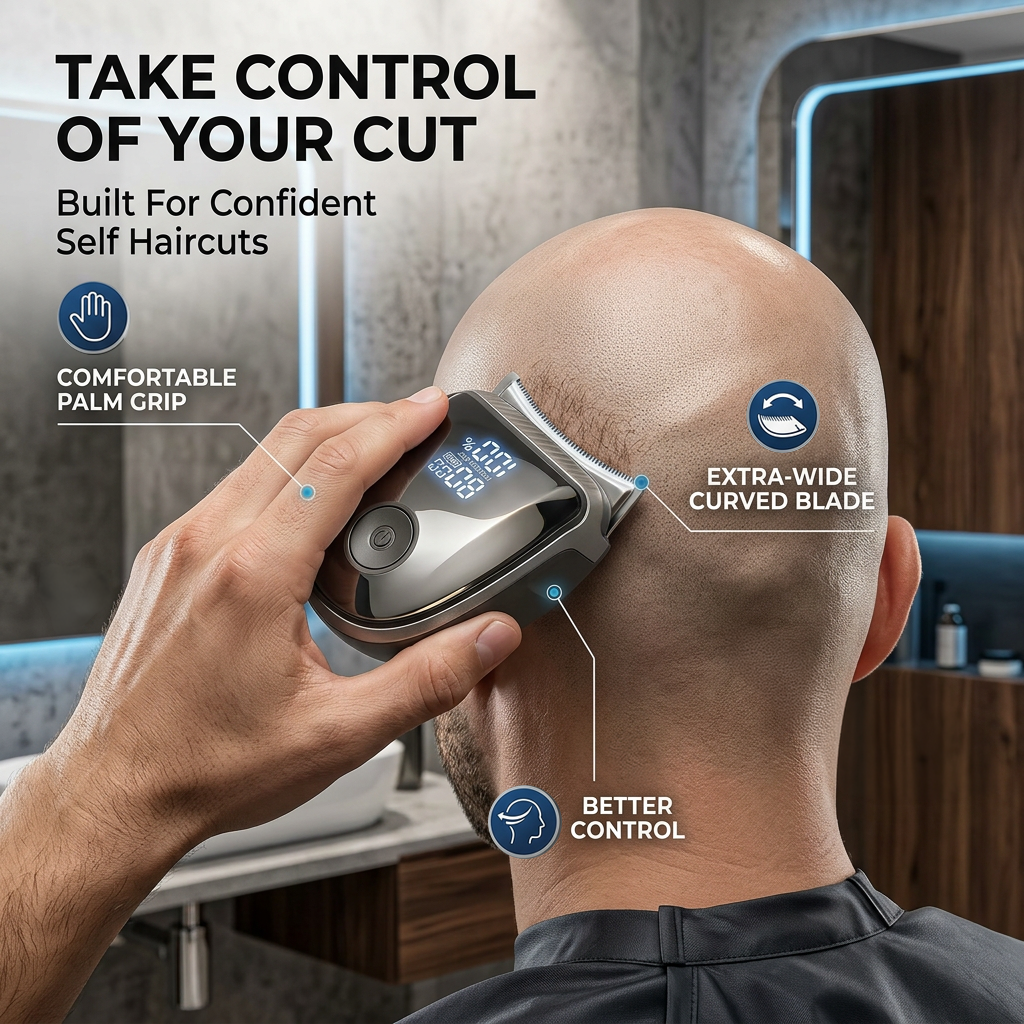 MK19 QuickCut Pro Cordless Self Hair Clipper Kit