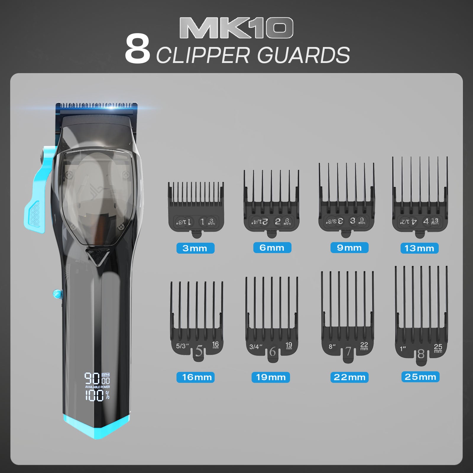 MK10 Pro Series Professional Cordless Hair Clipper Kit