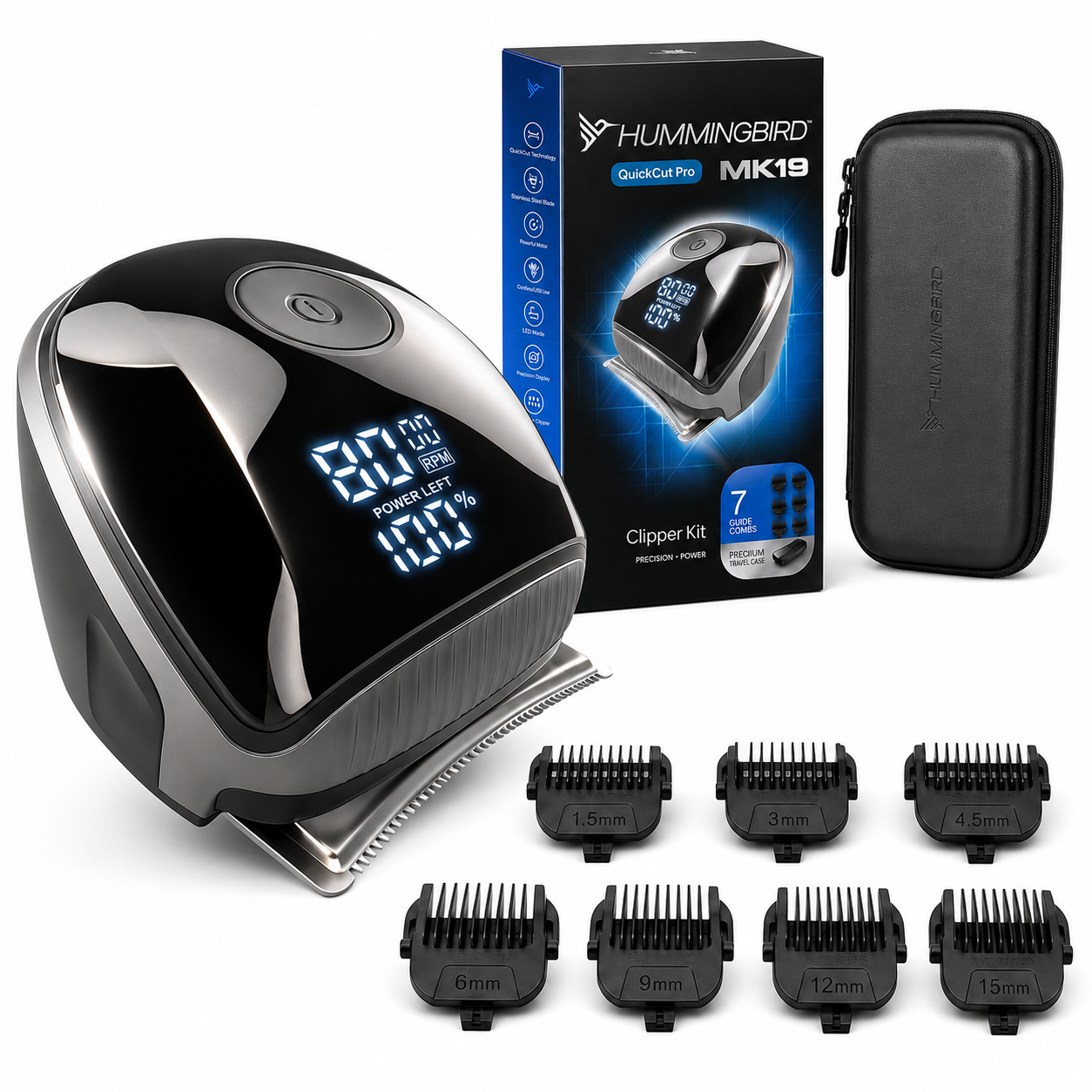MK19 QuickCut Pro Cordless Self Hair Clipper Kit