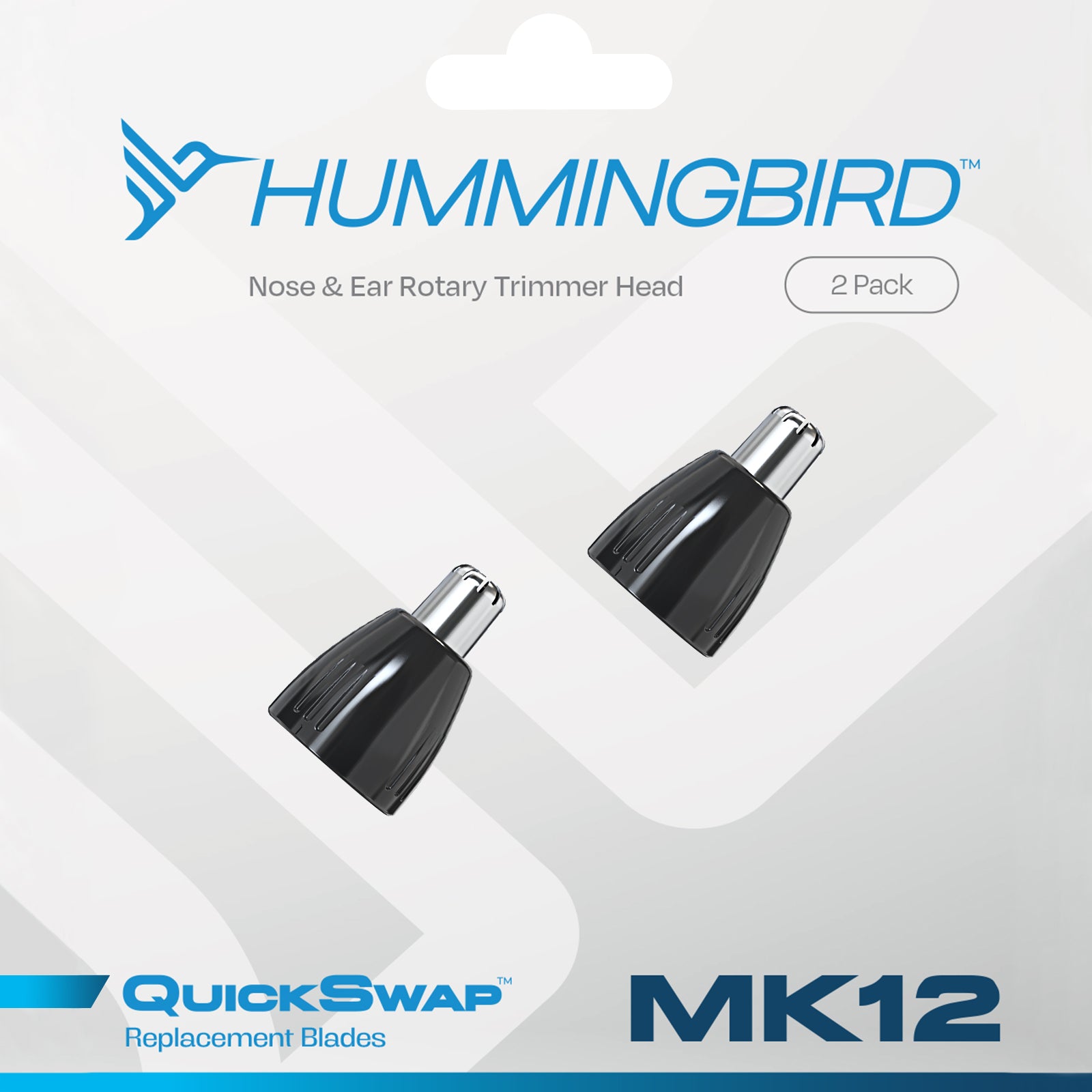 MK12 QuickSwap™ Nose & Ear Rotary Trimmer Head Replacement Blades 2 Pack