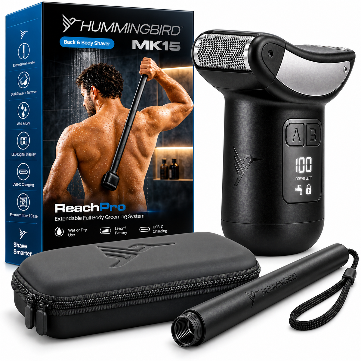 MK15 ReachPro Extendable Back & Body Shaver