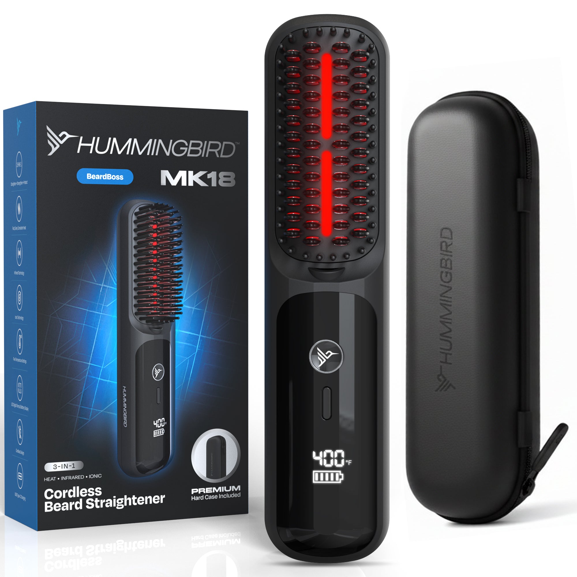 MK18 BeardBoss Cordless Beard Straightener