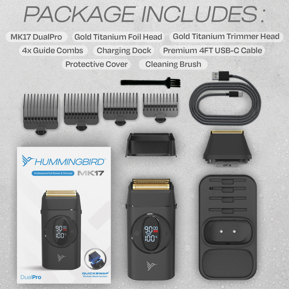 MK17 DualPro Premium Foil Shaver & Trimmer – Hummingbird