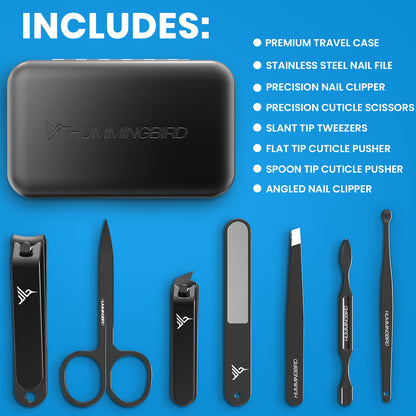 RECON KIT 7-Piece Precision Men's Nail Grooming Kit