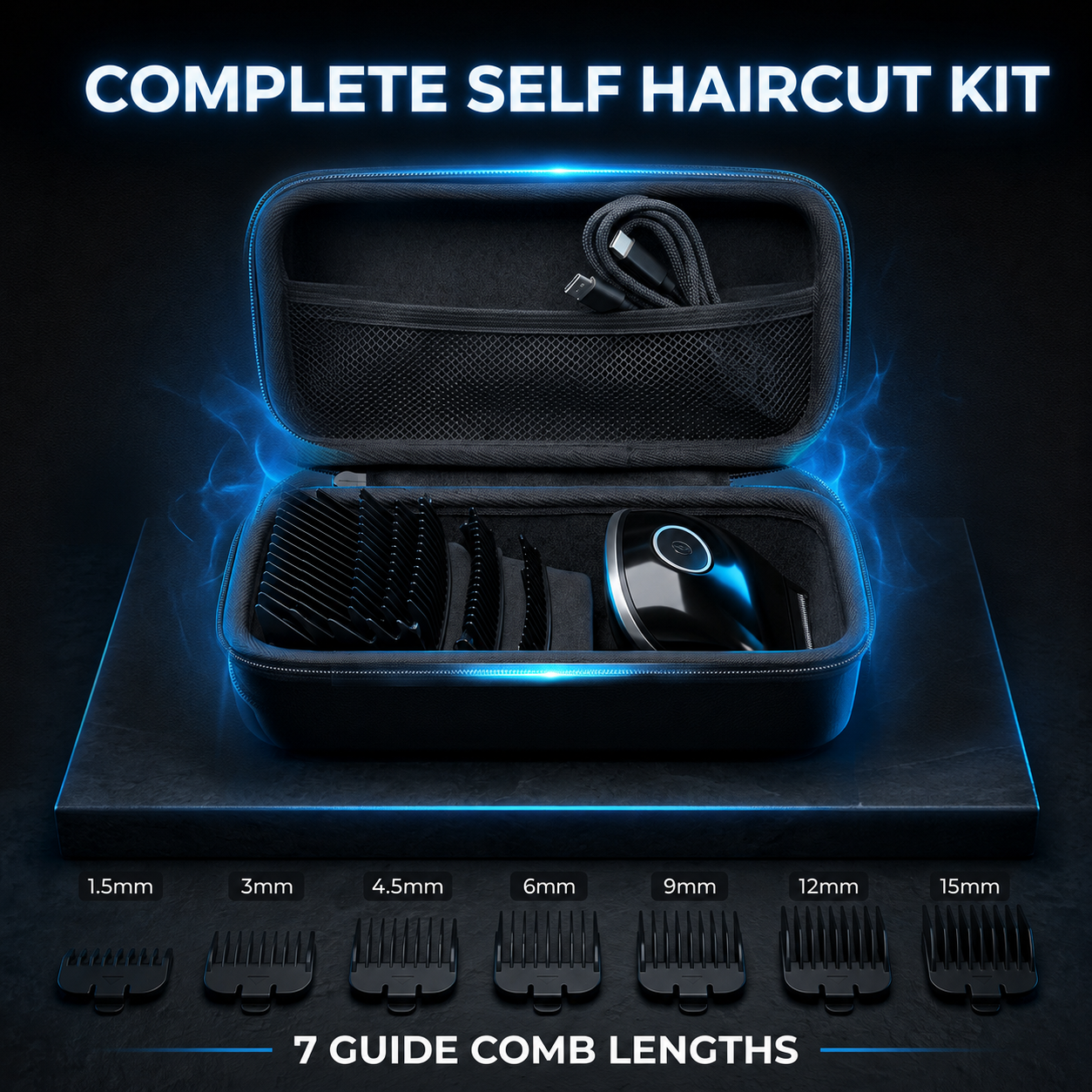 MK19 QuickCut Pro Cordless Self Hair Clipper Kit